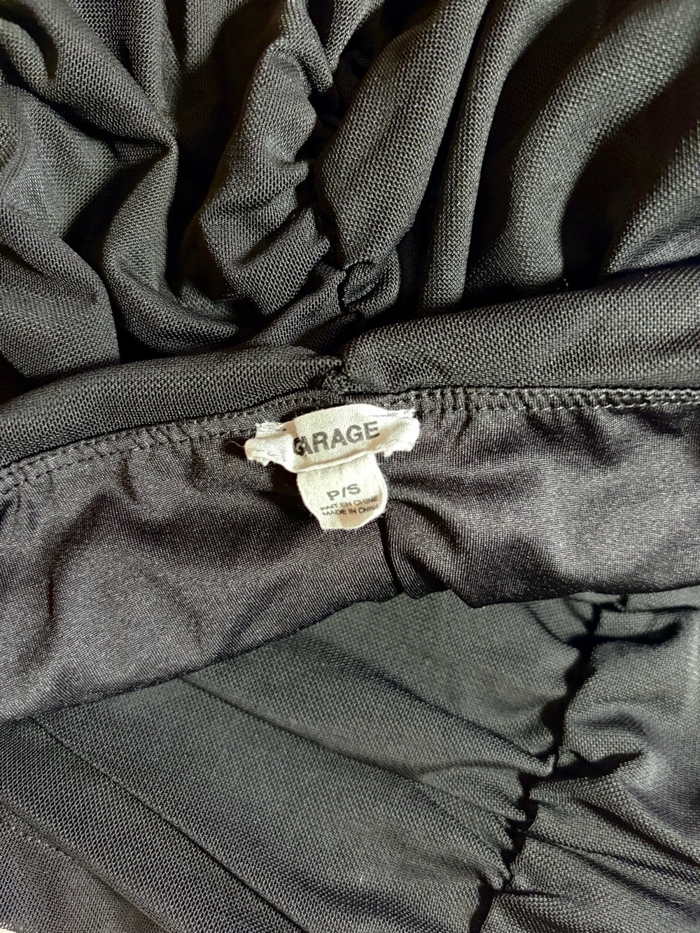 Garage Bodycon Mini Dress with Ruffle Trim - Picture 3 of 3